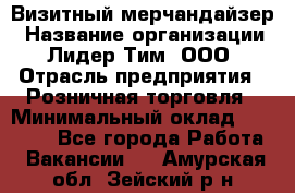 Визитный мерчандайзер › Название организации ­ Лидер Тим, ООО › Отрасль предприятия ­ Розничная торговля › Минимальный оклад ­ 15 000 - Все города Работа » Вакансии   . Амурская обл.,Зейский р-н